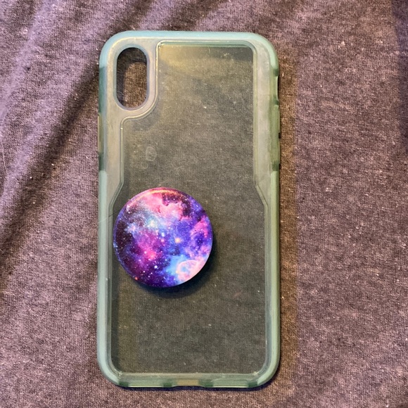 Blue iPhone X Case - Picture 1 of 2